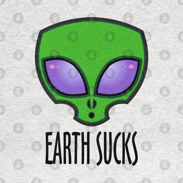 Earth Sucks by DavesTees